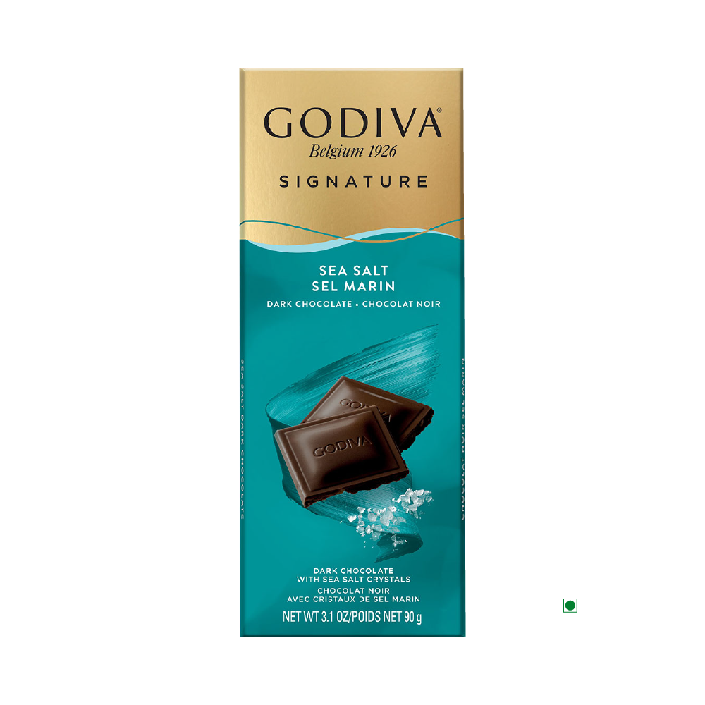 Godiva Dark Sea Salt Bar 90g