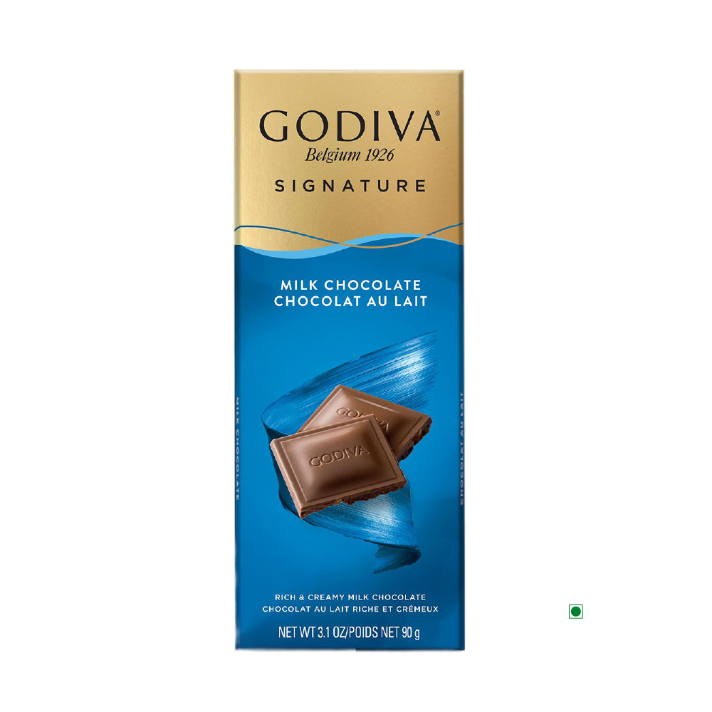 Godiva Milk Chocolate Bar 90g