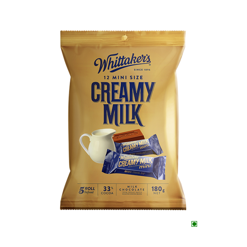 Whittaker's Creamy Milk Mini Slabs 180g