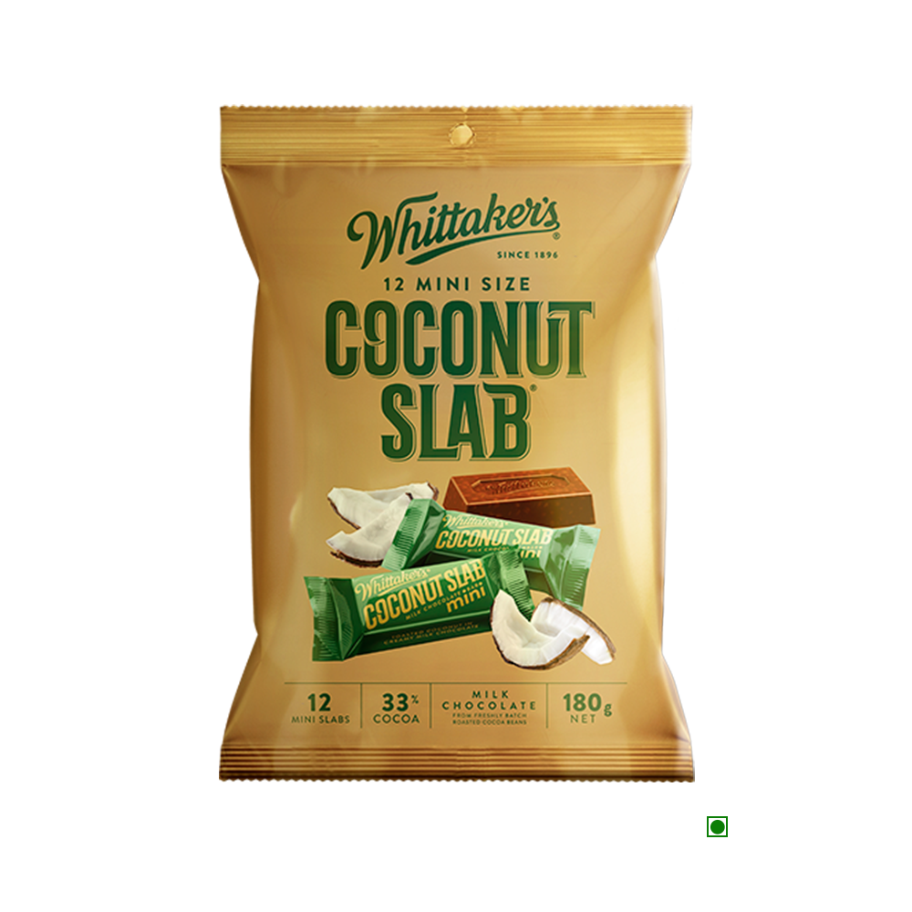 Whittaker's Coconut Mini Slabs 180g