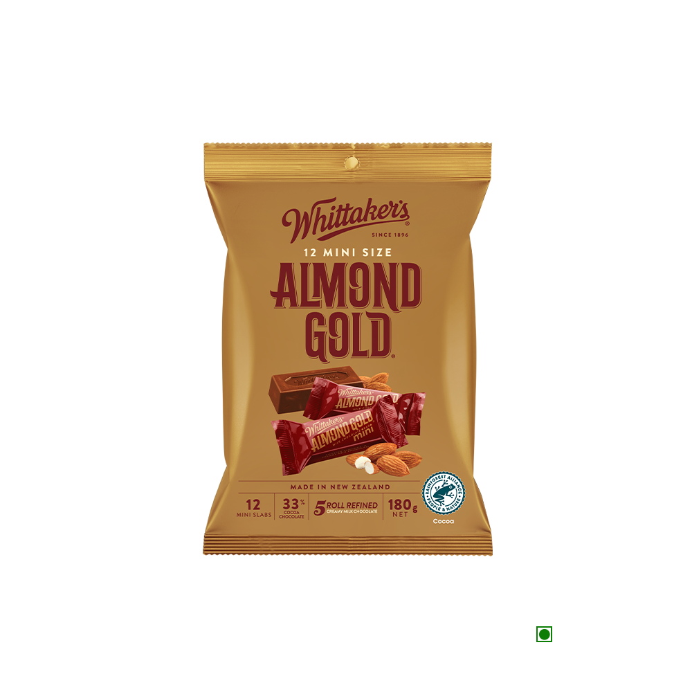 Whittaker's Almond Gold Mini Pouch 180g