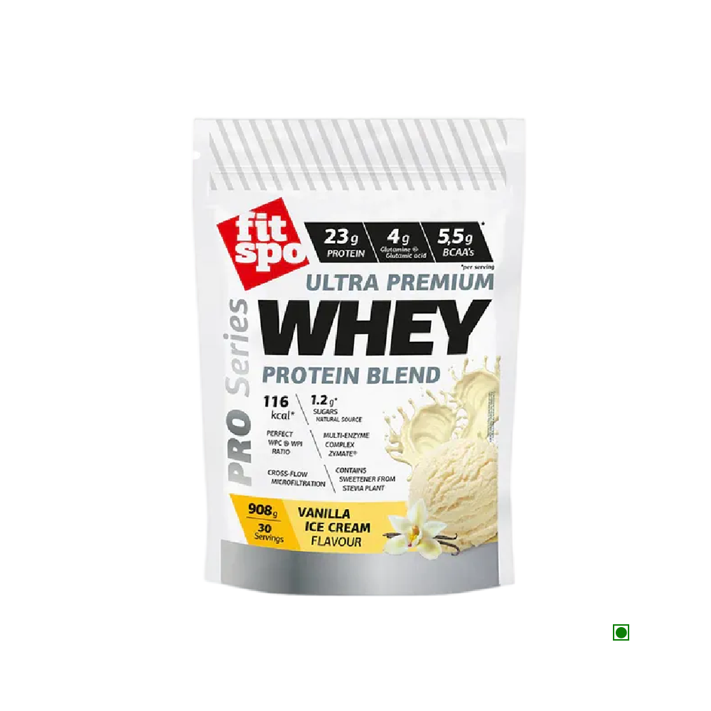 FitSpo Whey Protein Vanilla Ice Cream Sachet 30g
