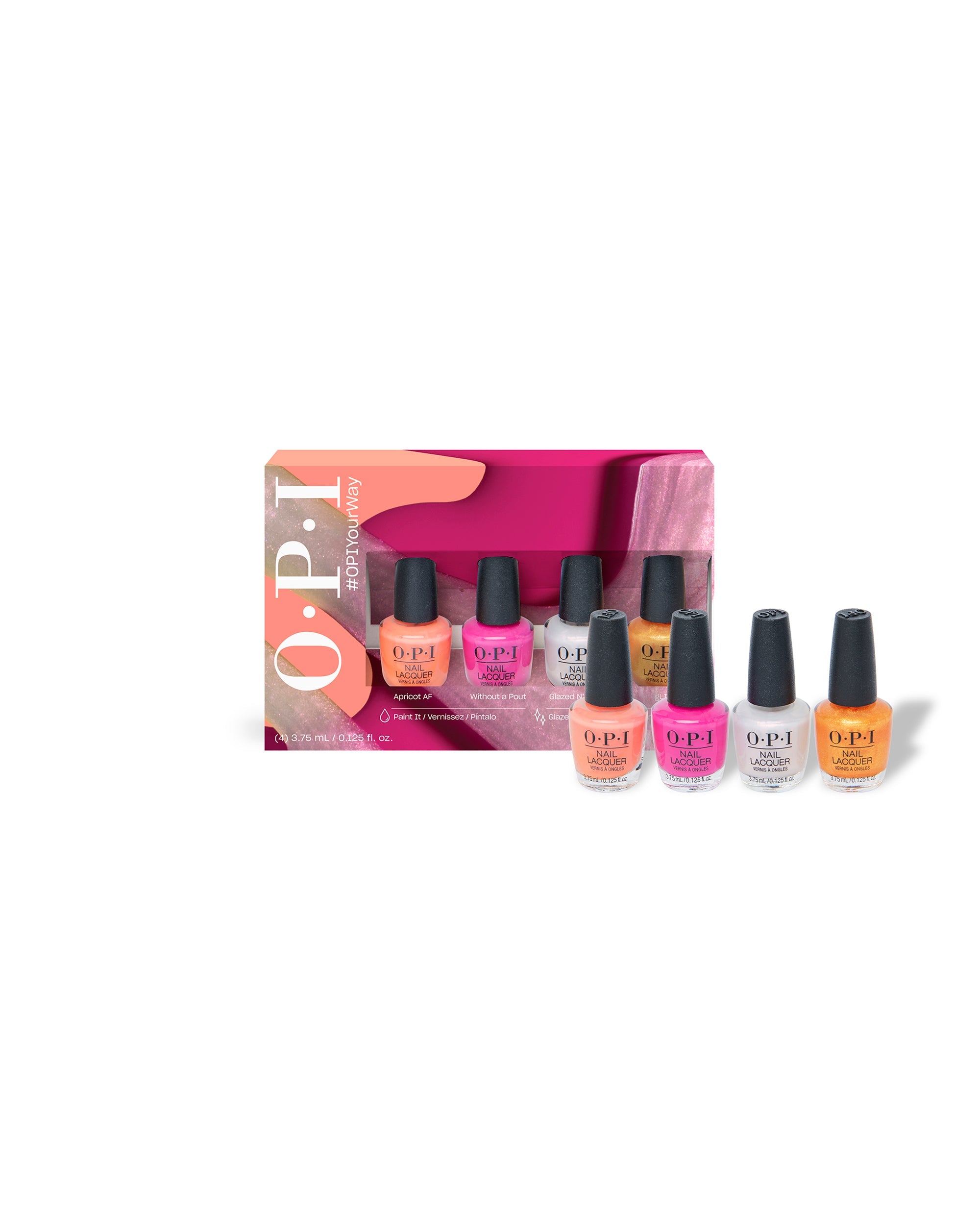 OPI OPI Your Way Nail Lacquer 4-Piece Mini-Pack Gift Sets OPI Your Way