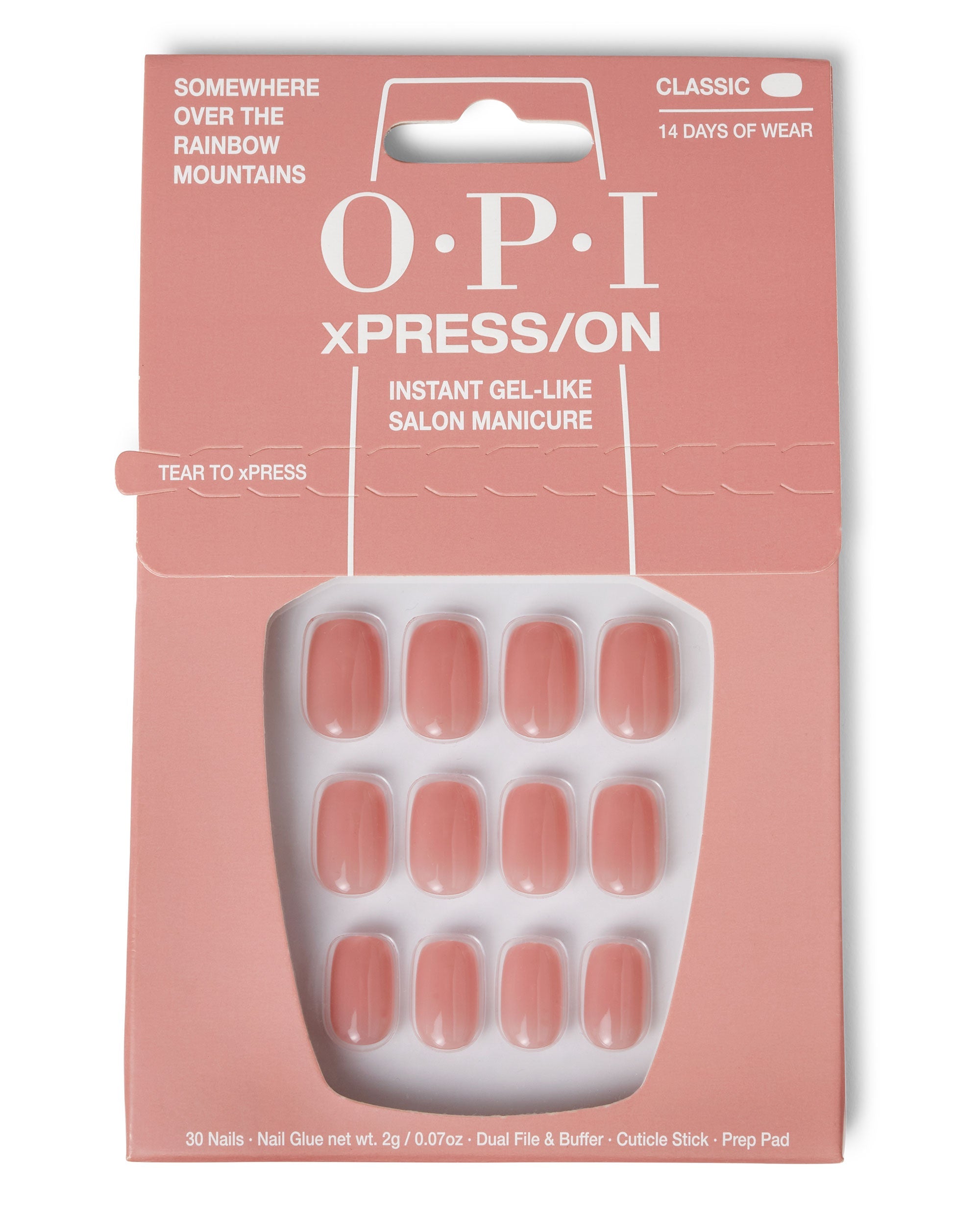 OPI Somewhere Over the Rainbow Mountains Press On Nails