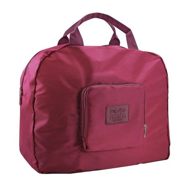 Bolsa de Viagem Dobrável da Jacki Design, feita em poliéster leve e resistente. Ideal para organizar e transportar itens leves em viagens.
mandatory.com.br