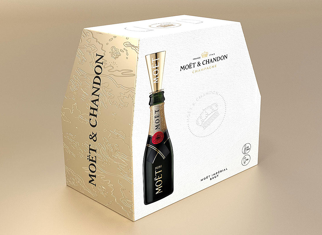 Moet Champagne Gifts & Mini Bottles with Sippers