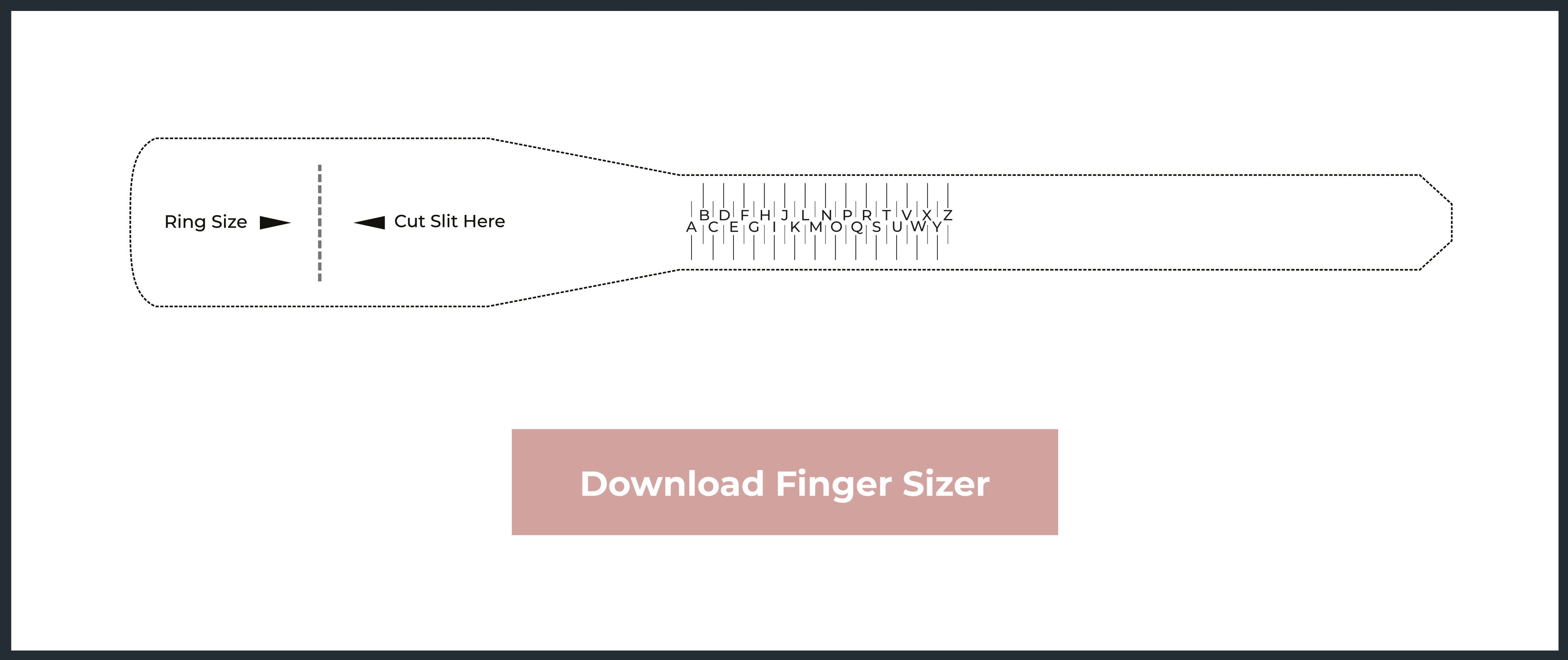 Oscar & Olivia Ring Sizer Guide Free Download