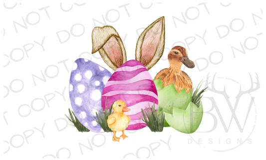 Easter Eggs Watercolor PNG File Easter Eggs Design (Download Now) 