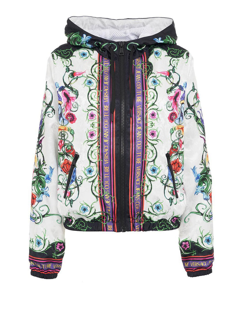 Chaqueta Bomber Versace Couture Satinada con Blanca Mujer | Comprar Online en Capitán Siroco – Capitan Siroco