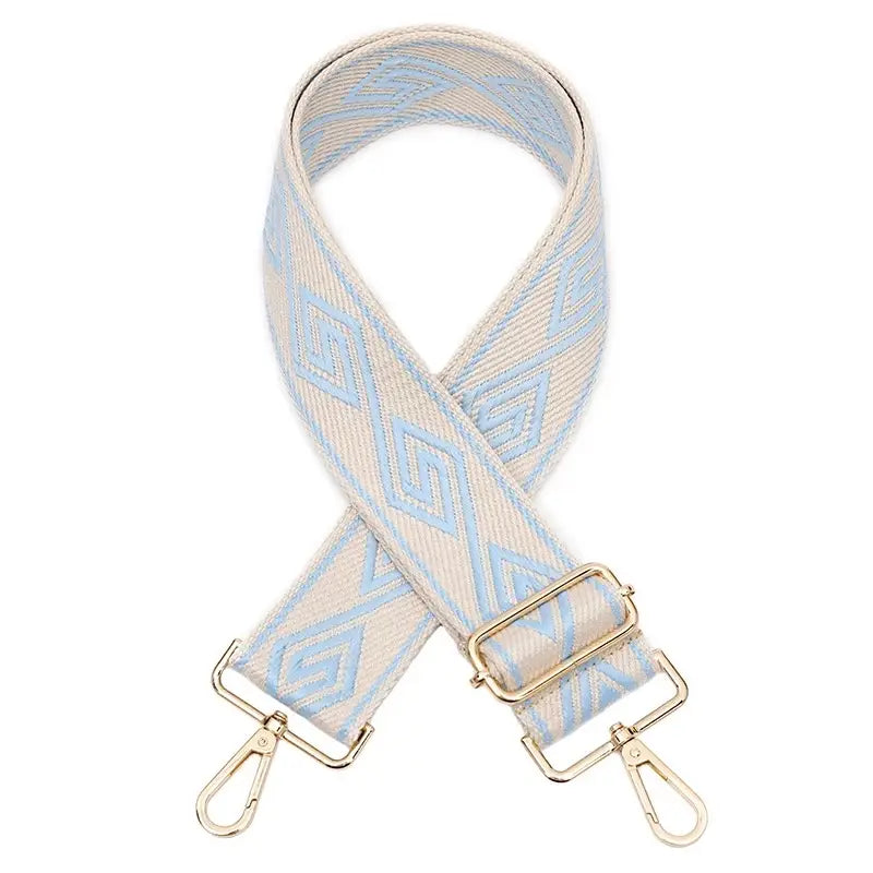 Aztec Bag strap blue