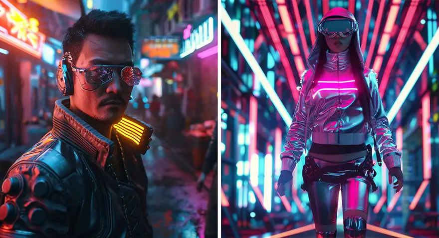 cyberpunk scenes