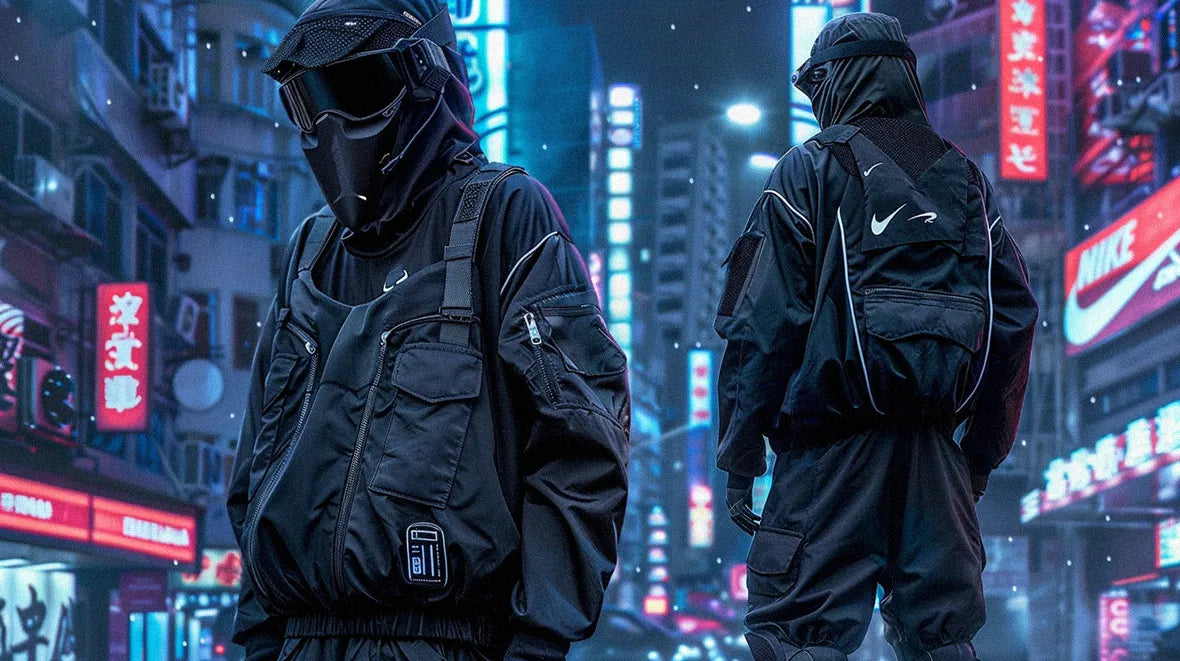 a man in cyberpunk jacket