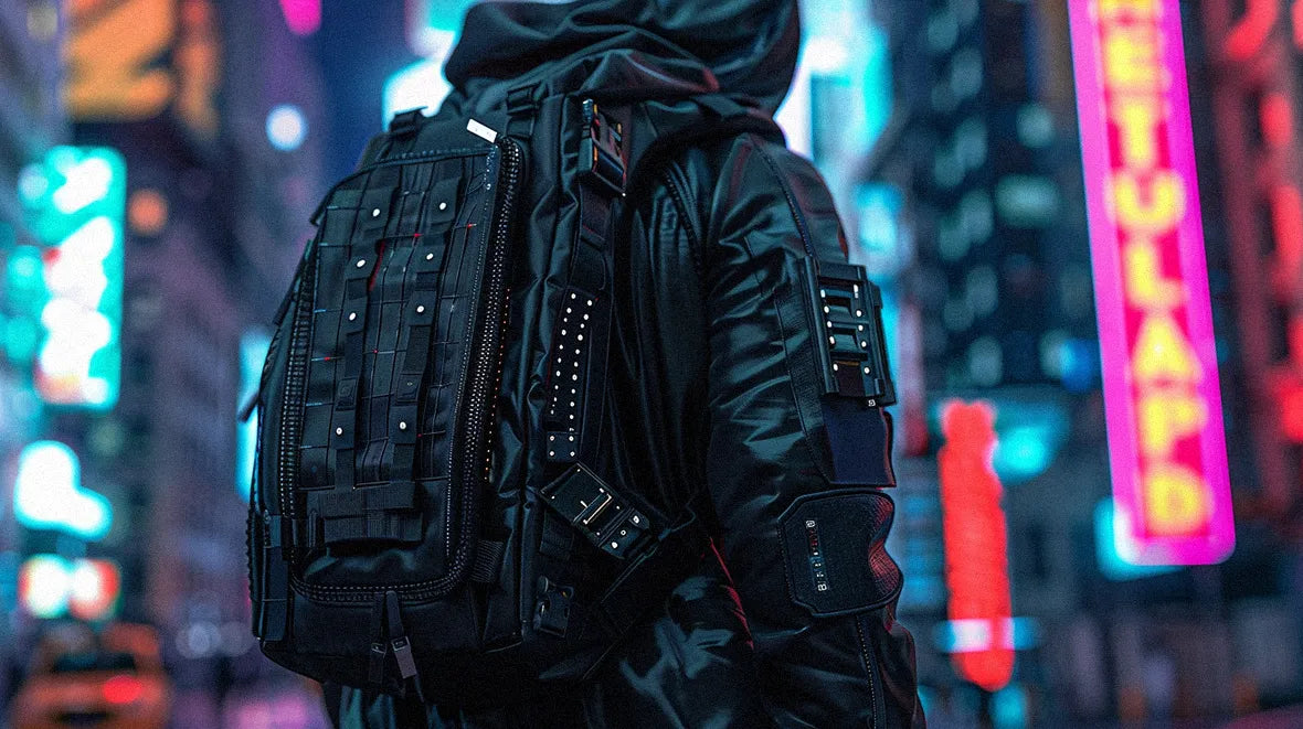 Cyberpunk backpack