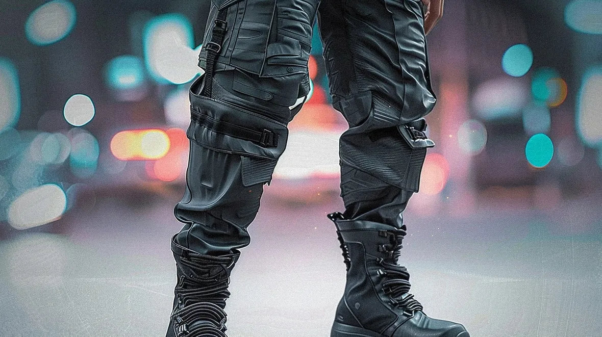the bottom of a cyberpunk pants