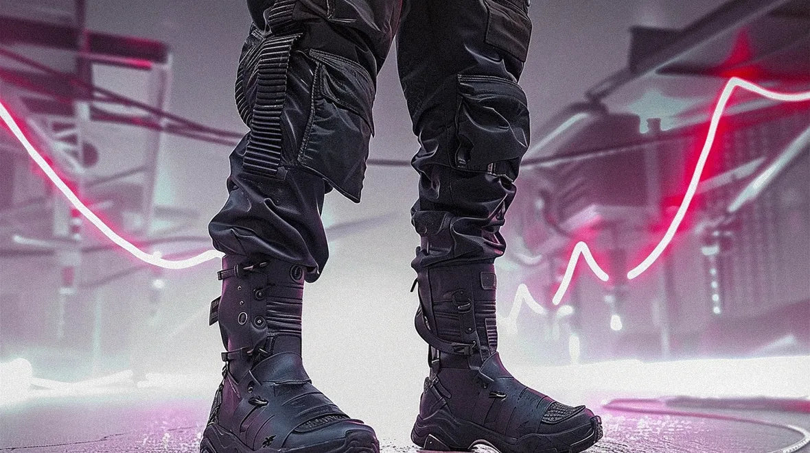 cyberpunk pants and boots