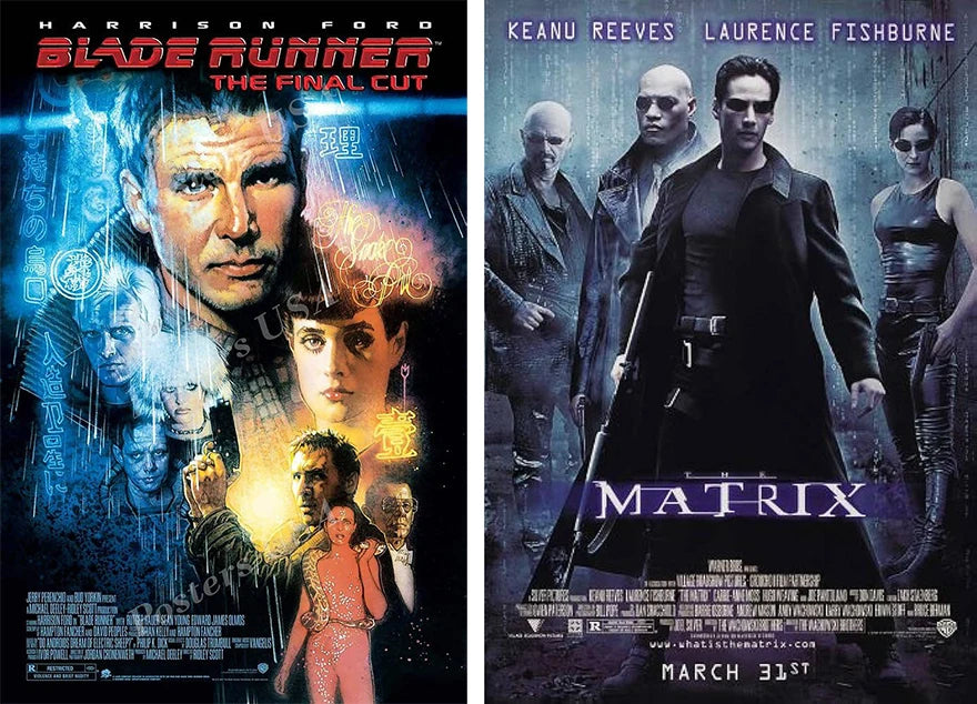 “Blade Runner” and “The Matrix”