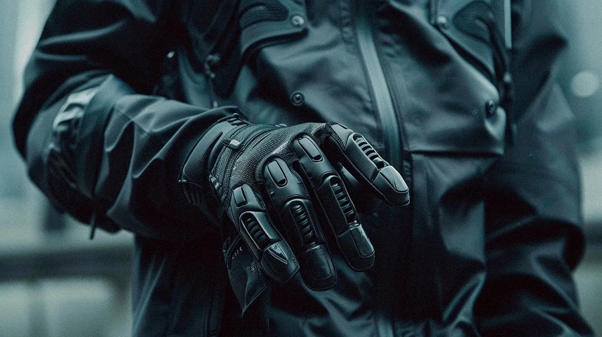 black Techwear Gloves