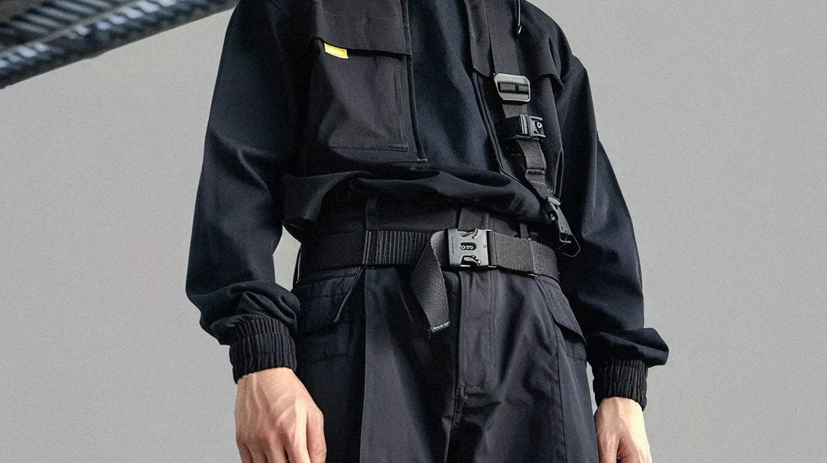 black tactical Techwear Belt