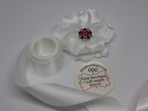 Make a satin ribbon flower