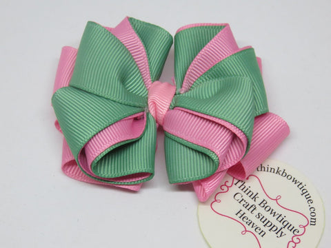 Make a layered ribbon bow