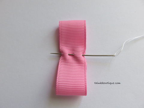 How to make a bow tie hair bow with tails – Think Bowtique
