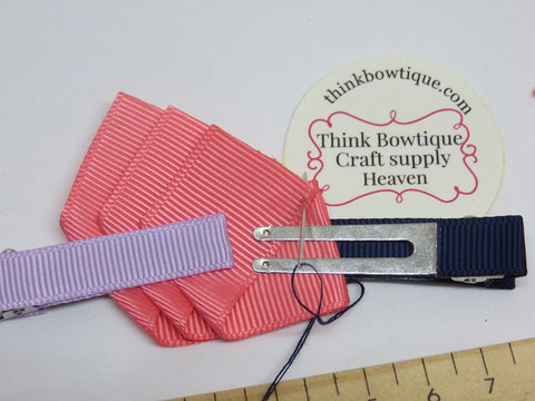 Make a triple layer ribbon bow