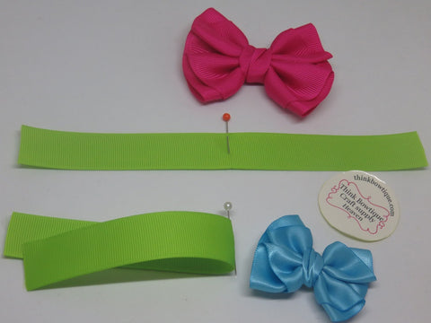Make a Amelia ribbon hair bow