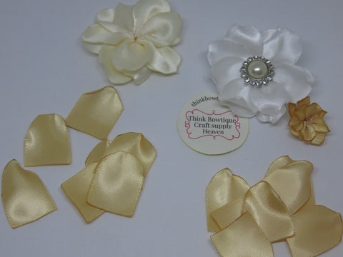 how to make a satin ribbon flower