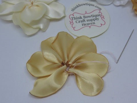 How to make a satin ribbon flower