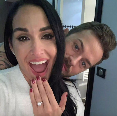 Nikki Bella and Artem engagement ring