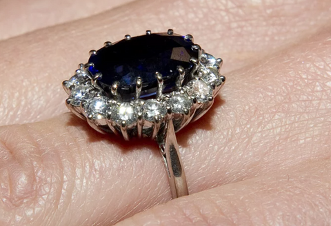 kate middleton princess diana sapphire engagement ring