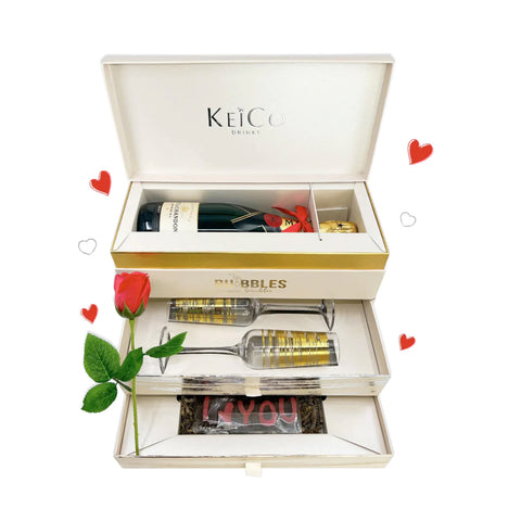 'I Love You' Champagne Gift Set