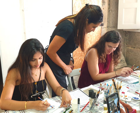 tile painting workshop porto portugal by subcultours