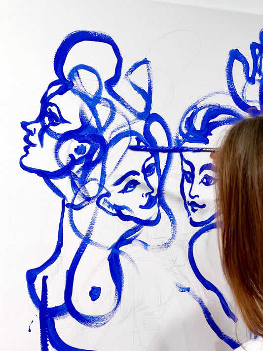 Painting Workshop Self-Love through Breast Portraiture with Sabela i –  subcultours