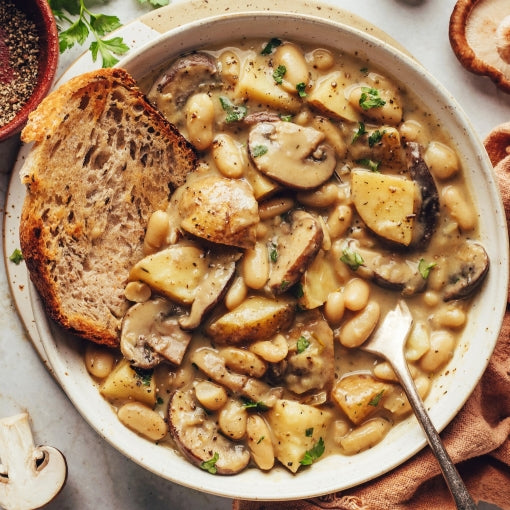 Mushroom White Bean Stew