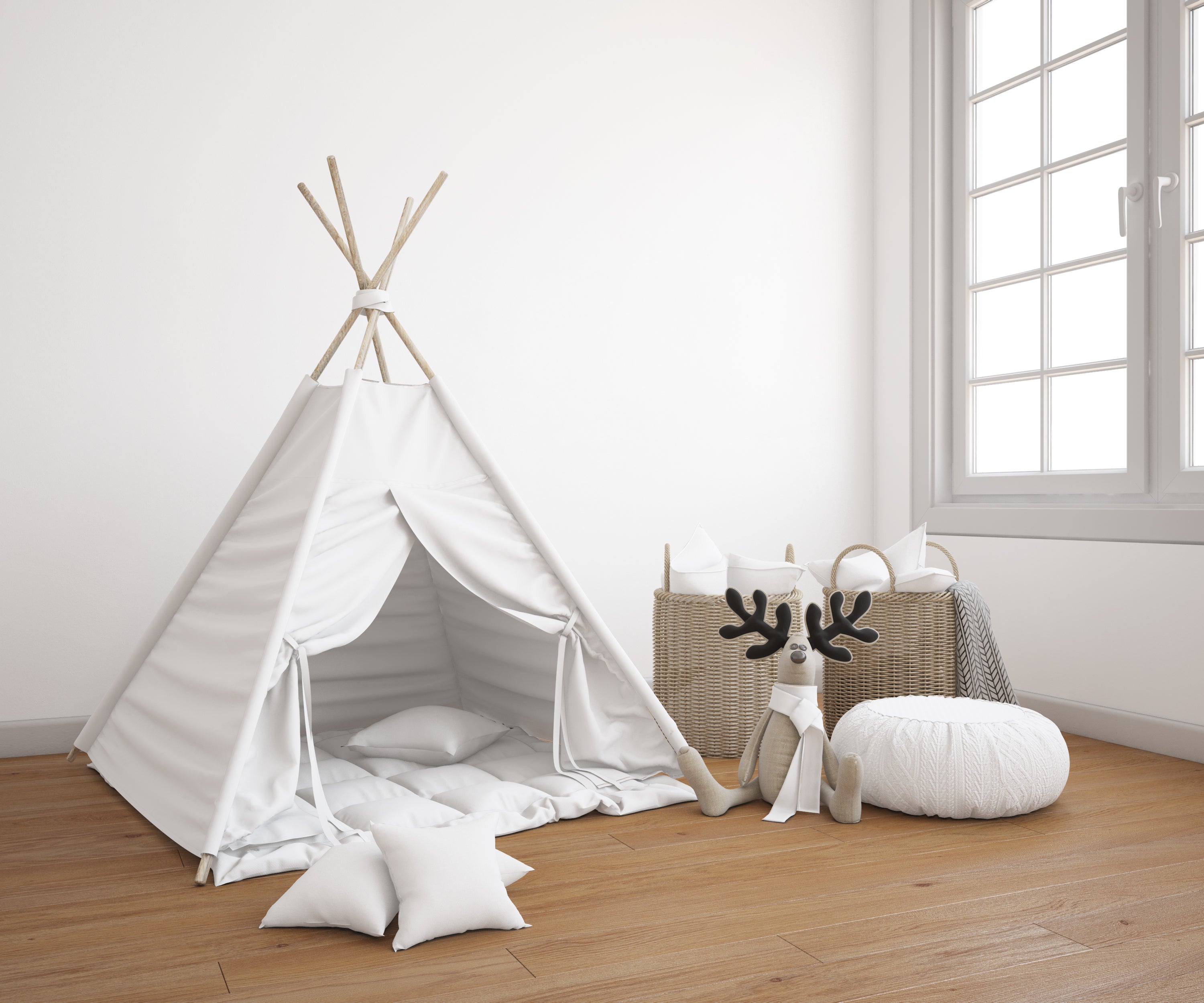 Comment préparer l'espace de montage d'un Tipi Enfant ?