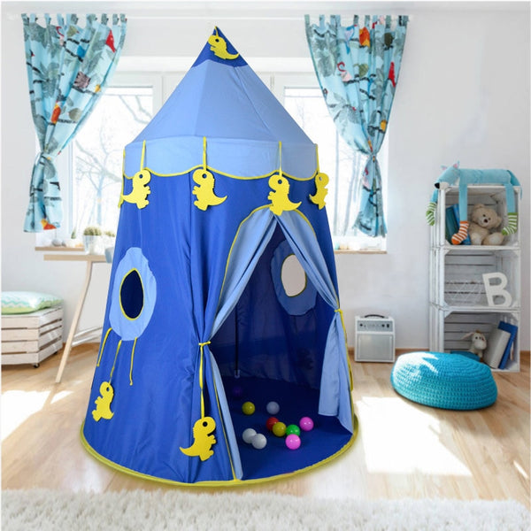 Tipi Enfant Intéieur- Tente de Jeux avec Tapis et Fenêtre Décoratif, Tente  pour chambre d'Enfants, Cadeau Parfait Pour Fille Garçon - 120x120x130cm