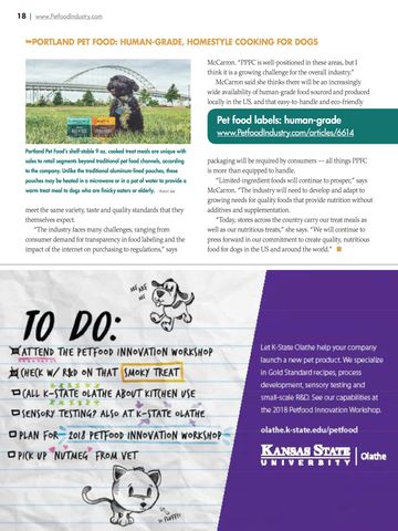 Portland Pet Food Company page 3 of Petfood Industry Magazine