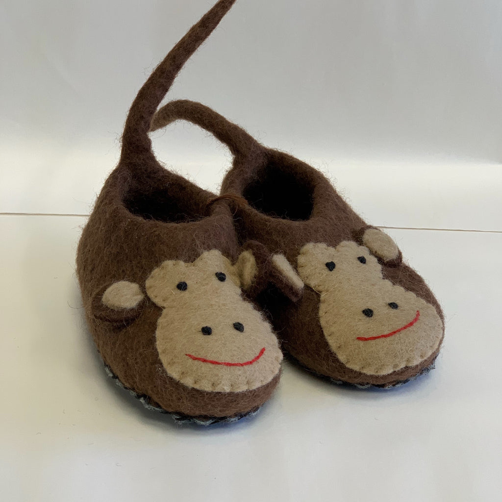 felted wool slippers