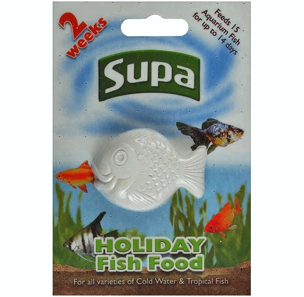 SUPA VACATION / HOLIDAY FISH FOOD TROPICAL COLDWATER 14 DAYS FEED