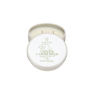 Linnea cedar cardamom petite candle - HOME by Cedar Grove Design & Co.