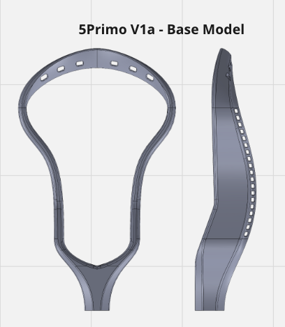 Primo 5lax Base Concept Lacrosse Head