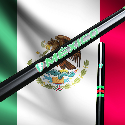 Team Mexico Custom Lacrosse Shaft - Black