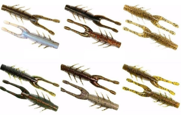 6 Pack of Z-Man 2 Inch CrusteaZ Soft Plastic Fishing Lures