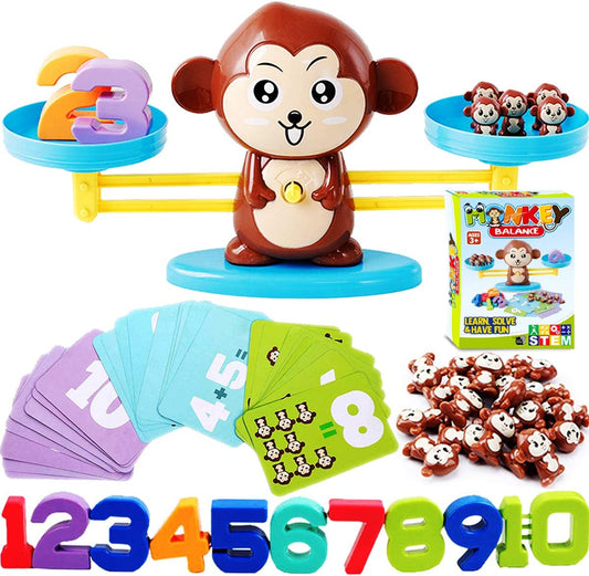 CozyBomB™ Wooden Number Puzzle Sorting Montessori Toys for 1 Year Old  Toddlers - Shape Sorter Counting Game for age 3 4 5 year olds, Preschool
