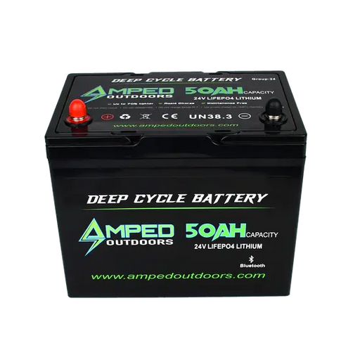 Amped Outdoors 12V Lithium Battery 100Ah