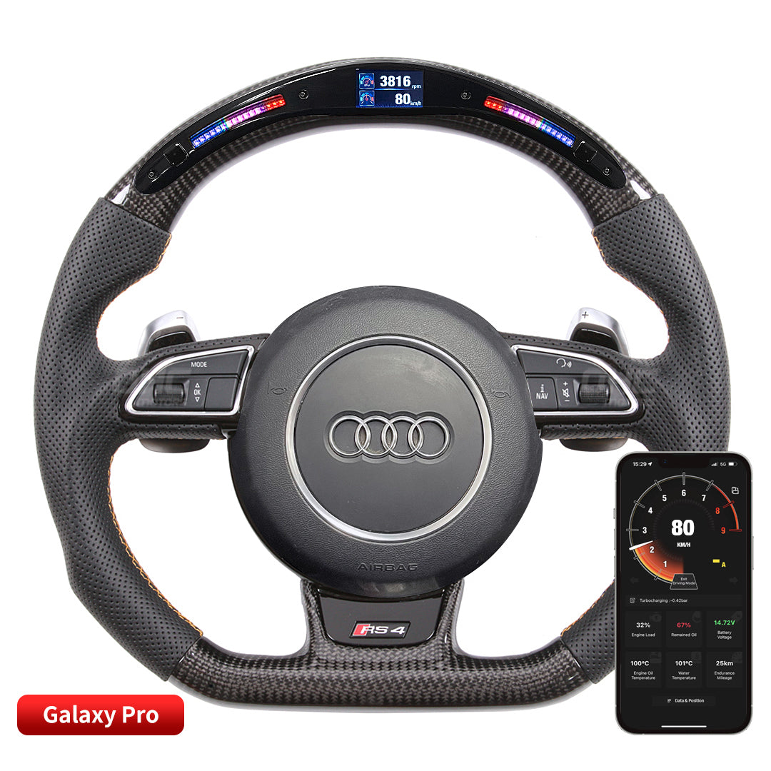 Galaxy Pro LED Steering Wheel for Audi S3 S4 S5 S6 RS3 RS4 RS5 RS6