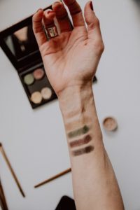 Make-Up am Arm testen
