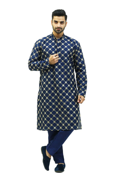 silk kurta pajama set for men