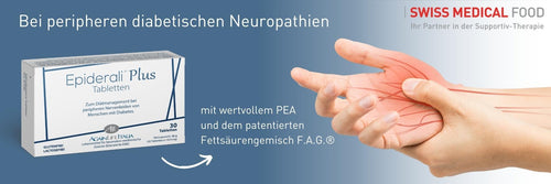 Epiderali Plus bei diabetischer Neuropathie mit PEA und Fettsäuren